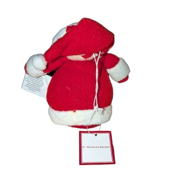 *3 FOR $9* St. Nicholas Square Fa La La Plush Stuffed Santa Claus Tree Ornament - Picture 2 of 2